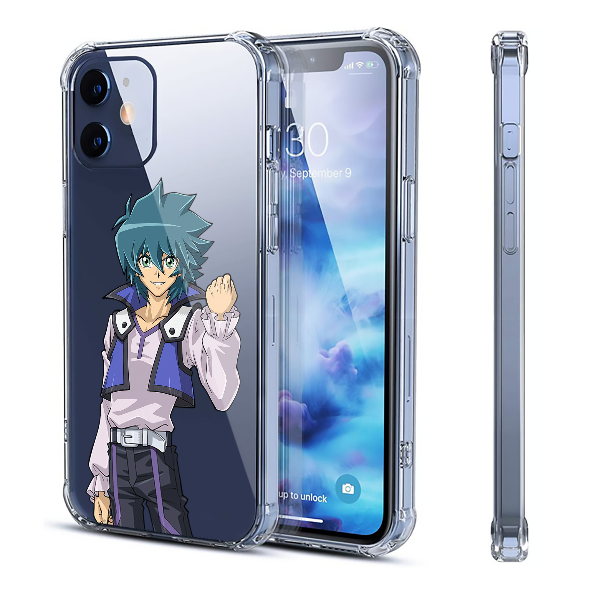 （画像用） 遊☆戯☆王 Yu-Gi-Oh! 【iPhone 12シリーズ対応】透明スマホケース（クリアソフトケース）